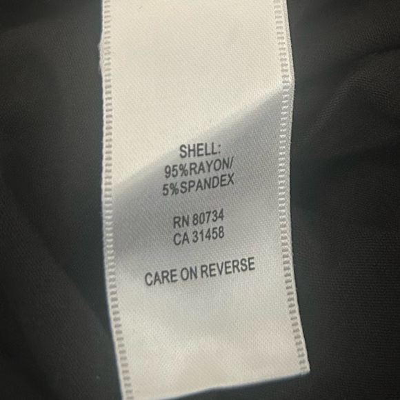 BCBGMAXAZARIA NWT Black 3/4 sleeve dress jersey Size Small - Picture 6 of 7